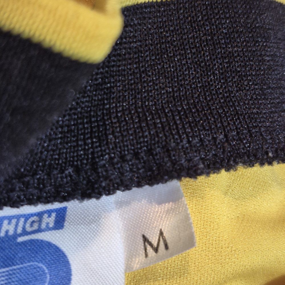 Yellow Soccer Jersey with Emblem - Picture 4 of 4